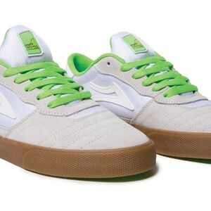 Lakai Green and Gray Skate Sneakers